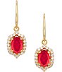 Kendra Scott Daphne Crystal Frame Drop Earrings - Image 4