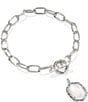 Kendra Scott Daphne Link And Chain Bracelet, Color:Silver Ivory Mother Of Pearl - Image 2