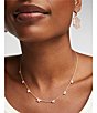 Kendra Scott Daphne Pave Frame Drop Earrings, Color:Gold Rose Quartz - Image 7