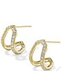 Kendra Scott Daphne Pave Huggie Hoop Earrings - Image 3