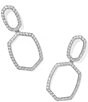 Kendra Scott Daphne Pave Open Frame Drop Earrings - Image 5