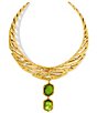 Kendra Scott Daphne Tiger Striped Safari Statement Necklace - Image 1