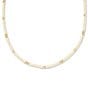 Color:Ivory Mother - Image 2 - Deliah 14K Gold Beaded Strand Necklace