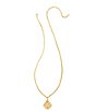 Color:Gold Golden Obsidian - Image 2 - Dira Reversible Gold Short Pendant Necklace