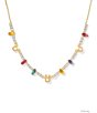 Kendra Scott Disney / Kendra Scott Mickey Mouse & Minnie Mouse Multi Crystal Tennis Collar Necklace, Color:Multi Mix - Image 1