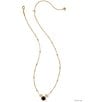 Kendra Scott Disney / Kendra Scott Mickey Mouse Short Pendant Necklace, Color:Black Drusy - Image 2