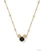 Kendra Scott Disney / Kendra Scott Mickey Mouse Short Pendant Necklace, Color:Black Drusy - Image 1