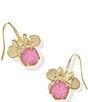 Kendra Scott Disney / Kendra Scott Minnie Mouse Drop Earrings, Color:Hot Pink Drusy - Image 1