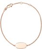 Color:18k Rose Gold Vermeil - Image 1 - Elaina 18k Rose Gold Vermeil Delicate Chain Bracelet