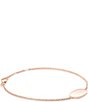 Color:18k Rose Gold Vermeil - Image 2 - Elaina 18k Rose Gold Vermeil Delicate Chain Bracelet