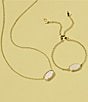 Kendra Scott Elaina Gold Drusy Adjustable Chain Bracelet - Image 2