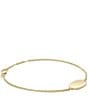 Color:18k Gold Vermeil - Image 2 - Elaina Sterling Silver Delicate Chain Bracelet