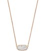 Color:Rose Diamond - Image 3 - Elisa 14k White Gold Pendant Necklace