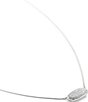 Color:White Diamond - Image 2 - Elisa 14k White Gold Pendant Necklace