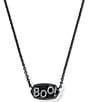 Kendra Scott Elisa Boo Halloween Glow In The Dark Short Pendant Necklace - Image 1