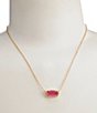 Color:Azalea Illusion - Image 1 - Elisa 14K Gold-Plated Pendant Necklace