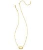 Color:Gold Yellow Opal - Image 2 - Elisa Gold Satellite Pendant Necklace