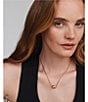 Kendra Scott Elisa Riveted Vintage Gold Short Pendant Necklace - Image 6