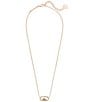 Kendra Scott Elisa Dichroic Glass Pendant Necklace, Color:Rose Gold/Dichroic Glass - Image 2