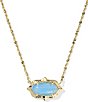 Kendra Scott Elisa Scallop Frame Short Pendant Necklace - Image 1
