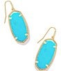 Color:Turquoise - Image 1 - Elle Drop Statement Earrings