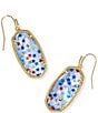 Color:Red White Blue - Image 1 - Elle Red White and Blue Stars Drop Earrings