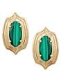 Kendra Scott Ellie Stepped Frame Stud Statement Earrings - Image 4