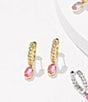Kendra Scott Emilie Huggie Hoop Earrings, Color:Gold Azalea Illusion - Image 2