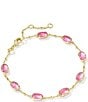 Kendra Scott Emilie Link Line Bracelet, Color:Gold Azalea Illusion - Image 1