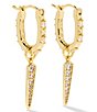 Kendra Scott Fate Charm Huggie Hoop Earrings - Image 2