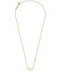 Kendra Scott Fern 14k White Gold Short Pendant Necklace, Color:14K Gold - Image 2