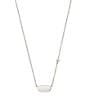 Kendra Scott Fern 14k White Gold Short Pendant Necklace, Color:14K White Gold - Image 1
