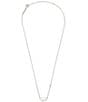 Kendra Scott Fern 14k White Gold Short Pendant Necklace, Color:14K White Gold - Image 2