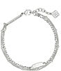 Color:Silver - Image 1 - Fern Multi Strand Bracelet