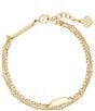 Color:14k Gold Plated - Image 1 - Fern Multi Strand Bracelet