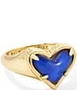 Kendra Scott Framed Ari Heart Color Changing Band Ring, Color:Gold Moon Stone - Image 1