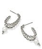Kendra Scott Gabriella Pearl Hoop Earrings - Image 2