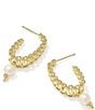 Kendra Scott Gabriella Pearl Hoop Earrings - Image 1