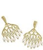 Kendra Scott Gabriella Pearl Statement Drop Earrings - Image 1
