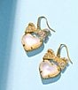 Kendra Scott Haisley Heart Drop Earrings, Color:Gold Ivory Mother of Pearl - Image 4