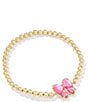 Kendra Scott Haley Bow Pearl Stretch Bracelet, Color:Gold Rose Violet Mother Of Pearl - Image 1