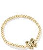 Kendra Scott Haley Bow Pearl Stretch Bracelet, Color:Gold Rose Violet Mother Of Pearl - Image 2
