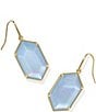 Kendra Scott Hallie Drop Earrings, Color:Gold Sky Blue Mix - Image 1