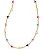 Color:Multi Mix - Image 1 - Haven Gold Heart Strand Necklace