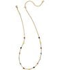 Color:Multi Mix - Image 2 - Haven Gold Heart Strand Necklace