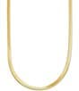 Color:18K Gold Vermeil - Image 1 - Herringbone 18K Gold Vermeil Chain Necklace