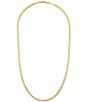 Color:18K Gold Vermeil - Image 2 - Herringbone 18K Gold Vermeil Chain Necklace