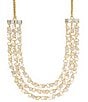 Kendra Scott Isabelle Statement Necklace, Color:Gold Neutral Mix - Image 1