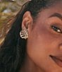 Kendra Scott Kayla Palm Leaf Statement Linear Earrings, Color:Vintage Gold - Image 4