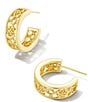 Color:Gold - Image 1 - Kelly Huggie Hoop Earrings